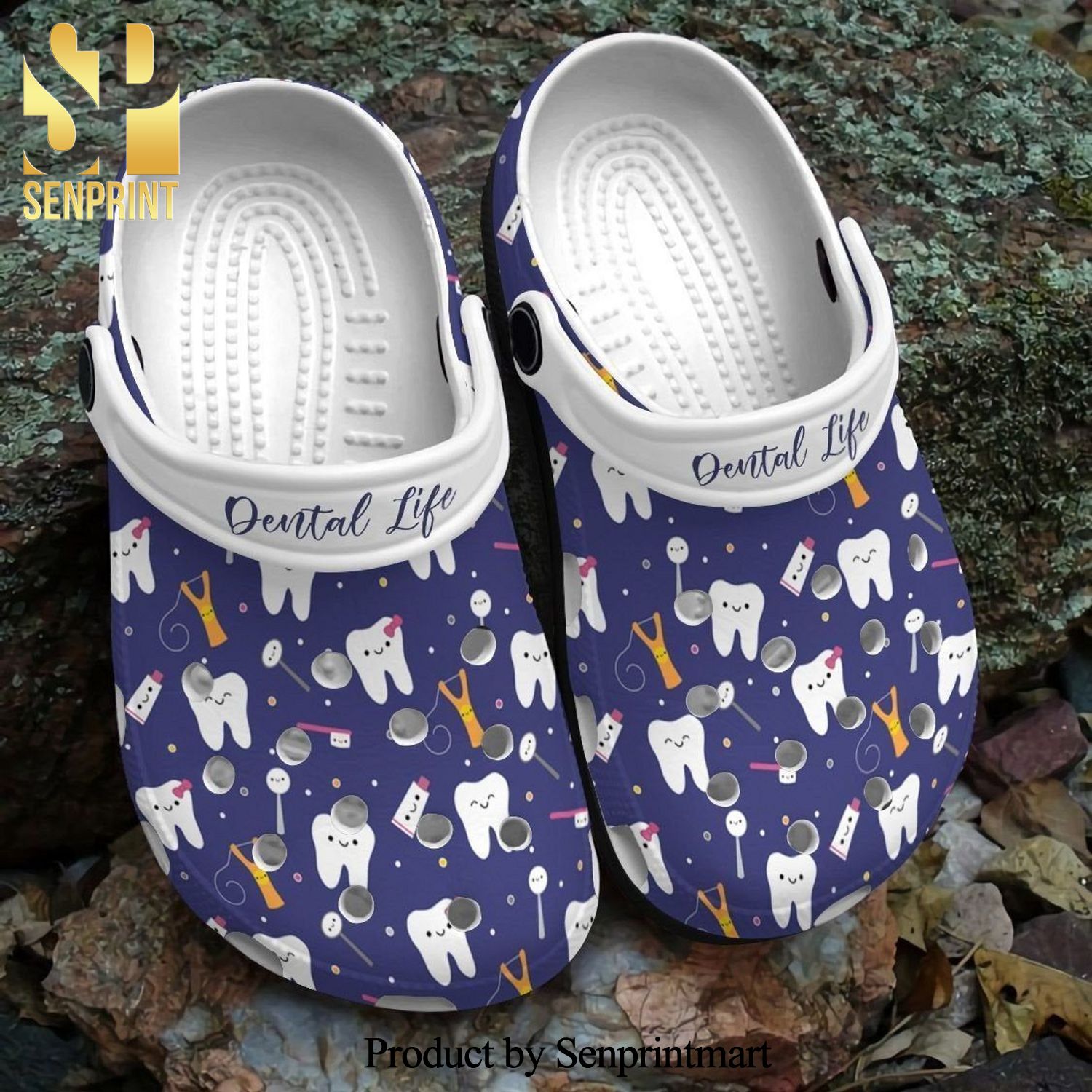 Dentist Dental Life Full Printed Crocs Sandals