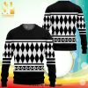 Saber Fate Zero Manga Anime Argyle Pattern Knitted Ugly Christmas Sweater