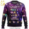 Rick And Morty Tis The Season Premium Knitted Ugly Christmas Sweater – Orange