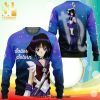 Sailor Pluto Setsuna Meioh Sailor Moon Manga Anime Knitted Ugly Christmas Sweater