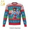 Saitama OK One Punch Man Manga Anime Premium Knitted Ugly Christmas Sweater