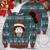 Sally And Jack Tim Burton’s The Nightmare Before Christmas Knitted Ugly Christmas Sweater