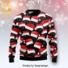 Santa Let It Swole Knitted Ugly Christmas Sweater