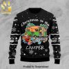 Santa Claus I Deliver All Night Long Premium Knitted Ugly Christmas Sweater