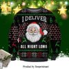 Santa Claus Living In An Ammo Wonderland Knitted Ugly Christmas Sweater