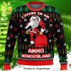 Santa Claus Merry Christmas Knitted Ugly Christmas Sweater