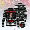 Santa Claus Merry Dartsmas Knitted Ugly Christmas Sweater