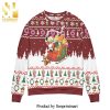 Santa Cute Cartoon Knitted Ugly Christmas Sweater