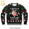 Santa Hulk Smashin’ Marvel Knitted Ugly Christmas Sweater