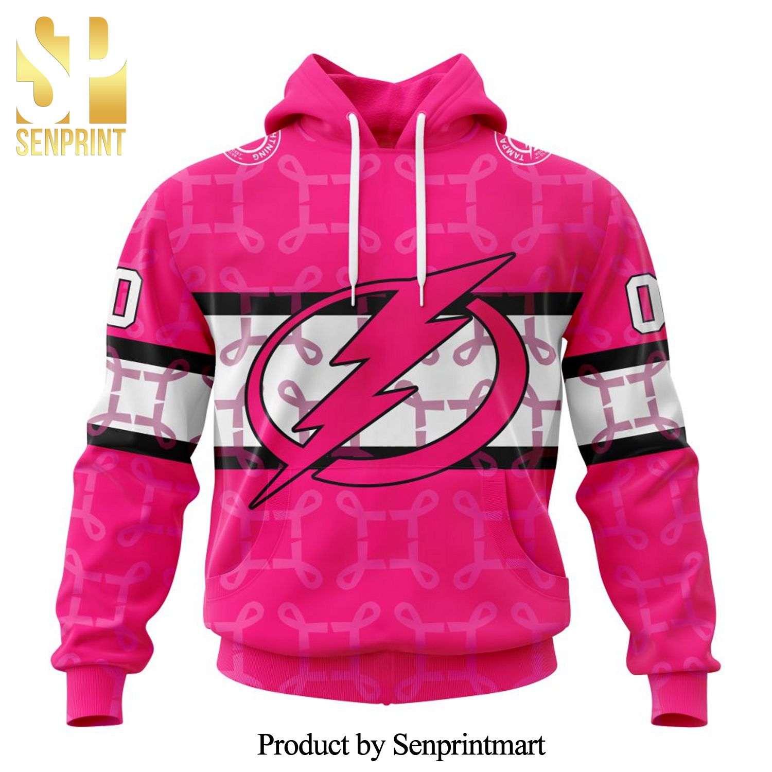 NHL Tampa Bay Lightning Version In October We Wear Pink Breast Cancer All Over Printed Shirt