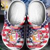 Dunkin Donut American Flag Rubber Crocs Crocband Clog