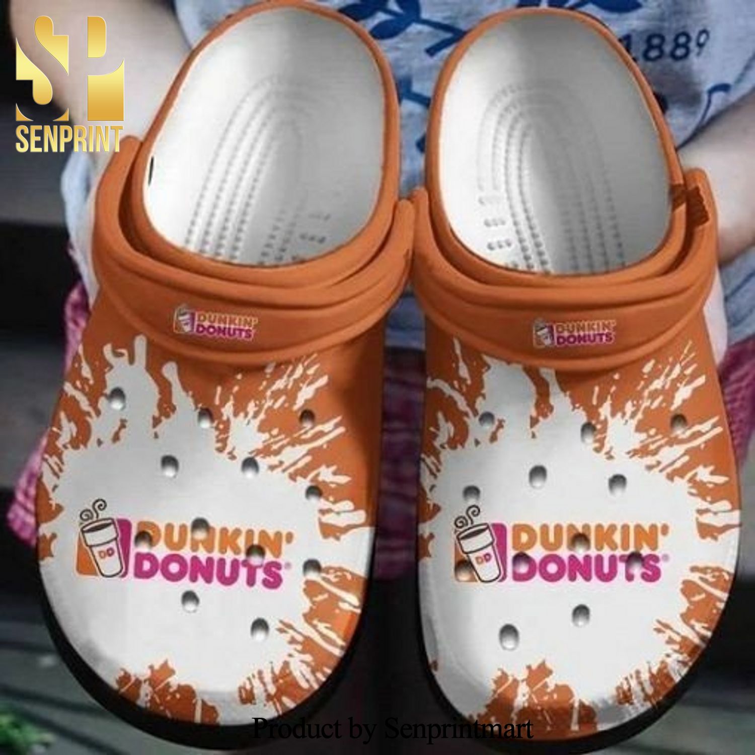 Dunkin’ Donuts Coffee Drink Gift Street Style Crocs Shoes