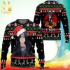 Santa Is My Ho Ho Homeboy Premium Knitted Ugly Christmas Sweater