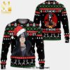 Santa Jaws Horror Movie Knitted Ugly Christmas Sweater