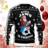 Santa Jin Mori The God Of High School Knitted Ugly Christmas Sweater