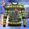 Santa Uzumaki Naruto Manga Anime Knitted Ugly Christmas Sweater