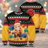 Sarada Uchiha Boruto Naruto Manga Anime Knitted Ugly Christmas Sweater