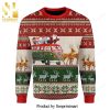 Santas Coming Keep Your Chutes Clean Knitted Ugly Christmas Sweater