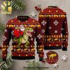 Santassic Jurassic Park Knitted Ugly Christmas Sweater