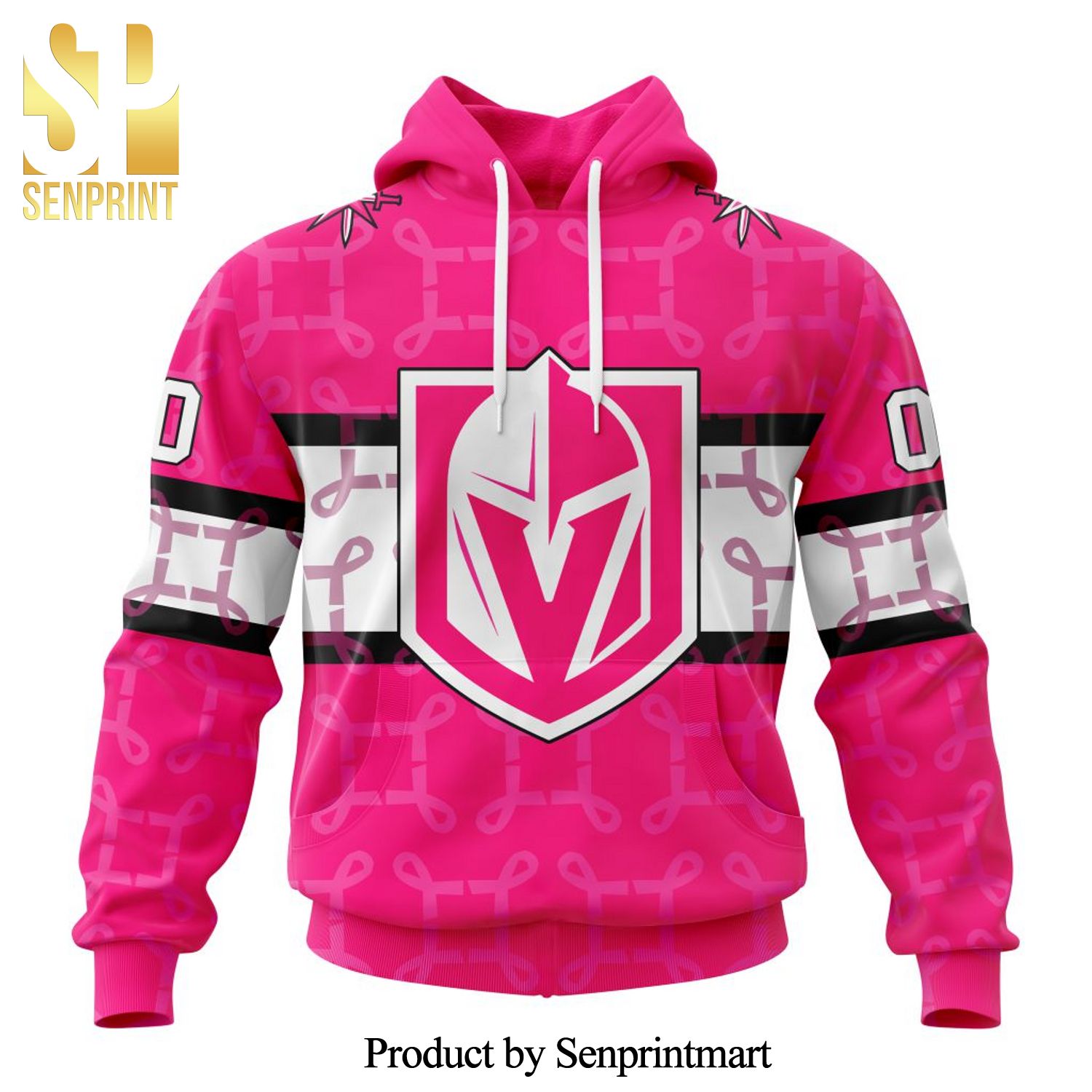 NHL Vegas Golden Knights Version In October We Wear Pink Breast Cancer All Over Printed Shirt