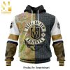 NHL Vegas Golden Knights X Black Panther Version For Father Day All Over Printed Shirt