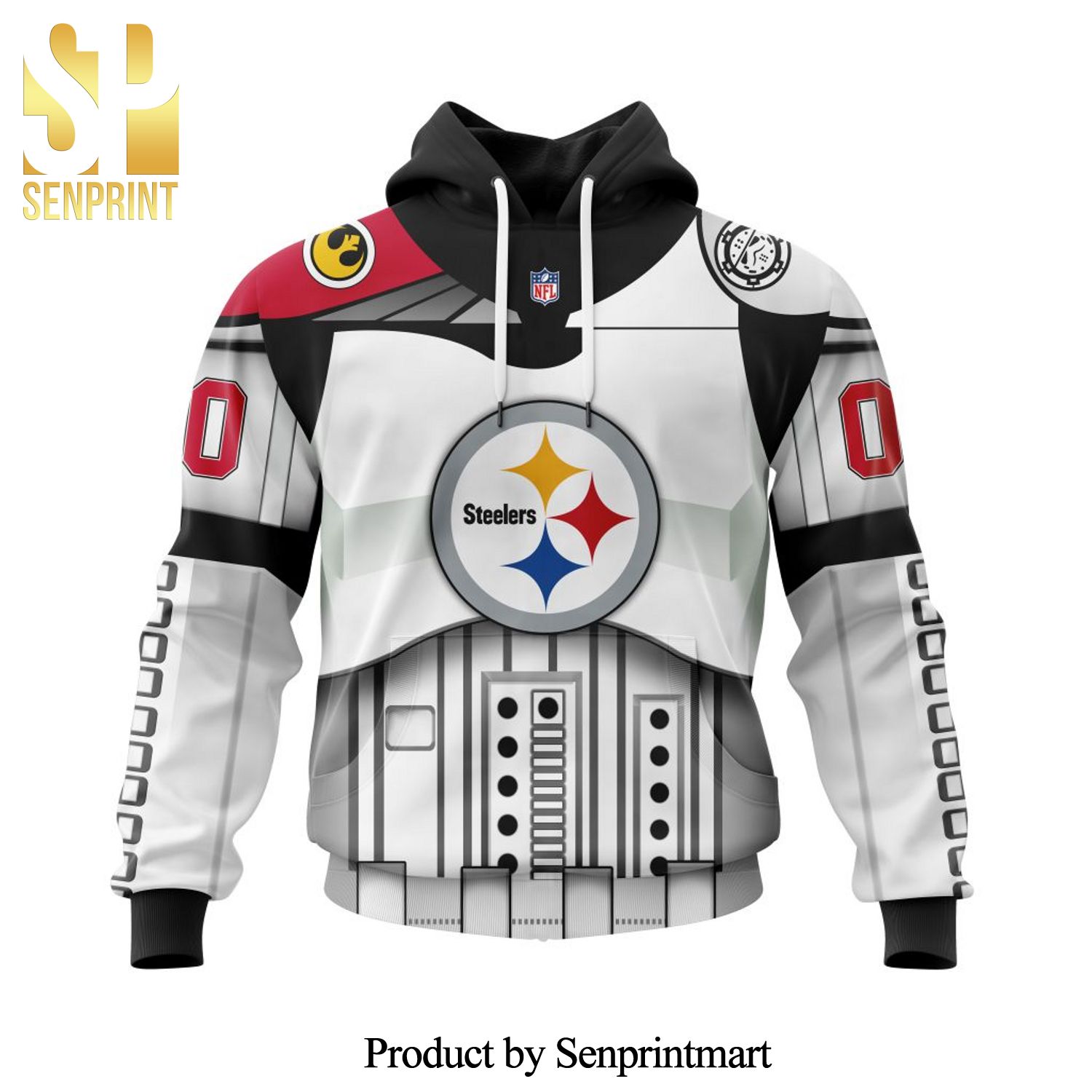 Pittsburgh Steelers Version Star Wars May The 4th Be With You All Over Printed Shirt