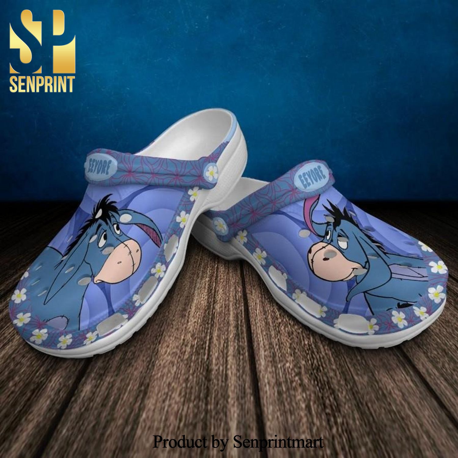 Eeyore Cartoon Winnie The Pooh 3 For Men And Women Full Printed Crocs Crocband In Unisex Adult Shoes