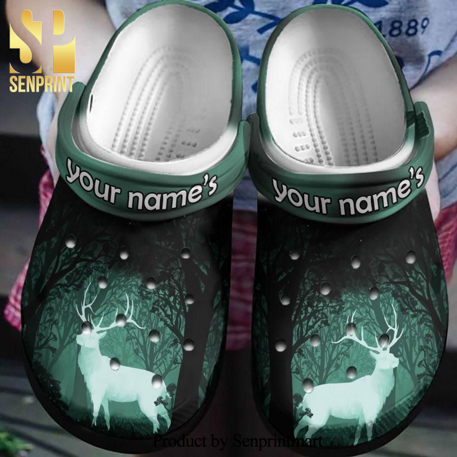 Fantasy Night With Deer Gift For Lover New Outfit Crocs Crocband In Unisex Adult Shoes