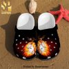 Fireball Broken Wall Rubber Crocs Unisex Crocband Clogs