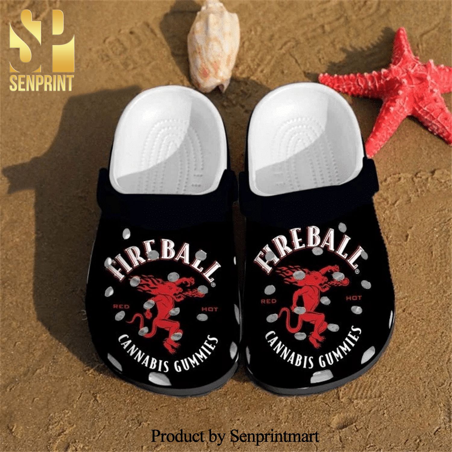 Fireball Cinnamon Whisky Crocs Crocband Clog