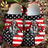 Firefighter Crocs Thin Red Line America Flag Patriot Classic Crocs Crocband Clog