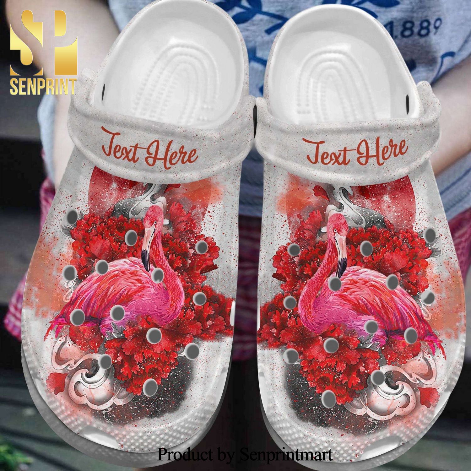 Flamingo Personalized Graceful Hypebeast Fashion Crocs Unisex Crocband Clogs