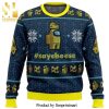 Sawada Tsunayoshi With This Hand With These Flames Katekyo Hitman Reborn Knitted Ugly Christmas Sweater