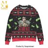 Sasuke Uchiha Naruto Shippuden Manga Anime Knitted Ugly Christmas Sweater