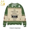 Scared Heart Of Jesus Knitted Ugly Christmas Sweater