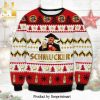 Schmidt Beer Snowflake Knitted Ugly Christmas Sweater