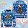 Scooby Doo Crew Friends Snowflake Pattern Knitted Ugly Christmas Sweater – Black