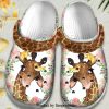 Flower Dachshund Tropical Gift For Lover 3D Classic Crocs Crocband Clog