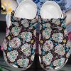 Flower Skullcap Art Mandala Gift For Lover Full Printing Crocs Shoes