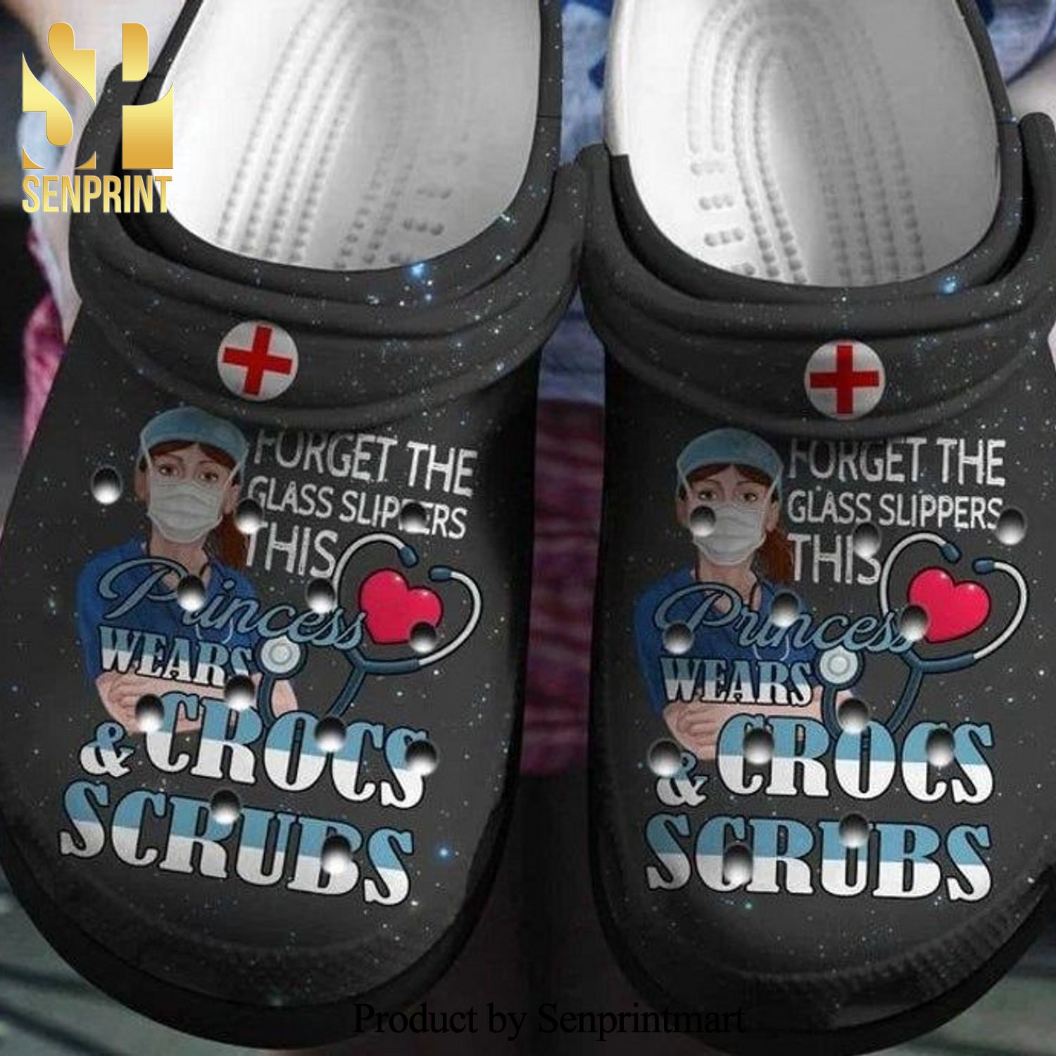 Forget the glass slippers this princess wears crocs save life nurse crocs Street Style Crocs Crocband