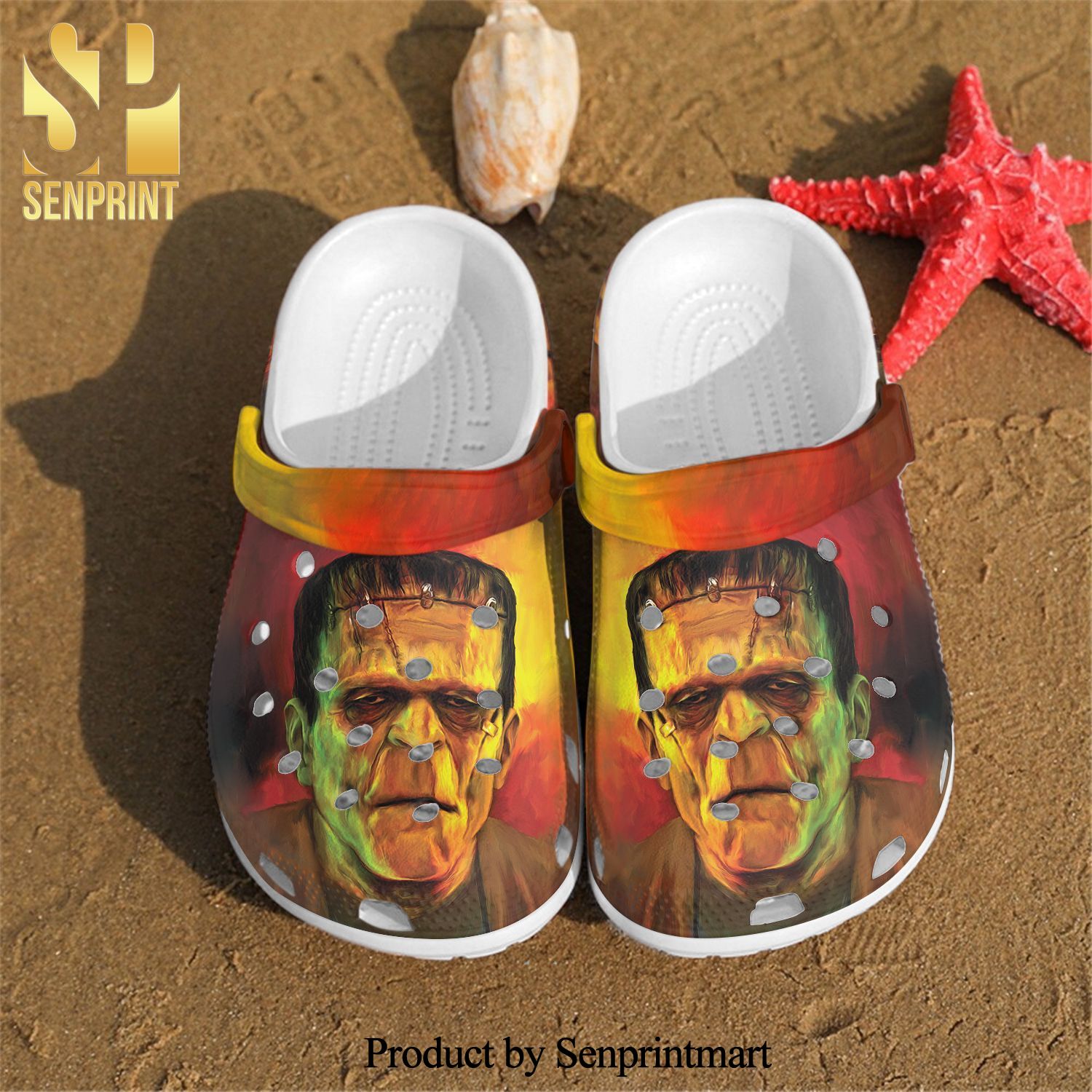 Frankenstein Hypebeast Fashion Crocs Crocband Clog