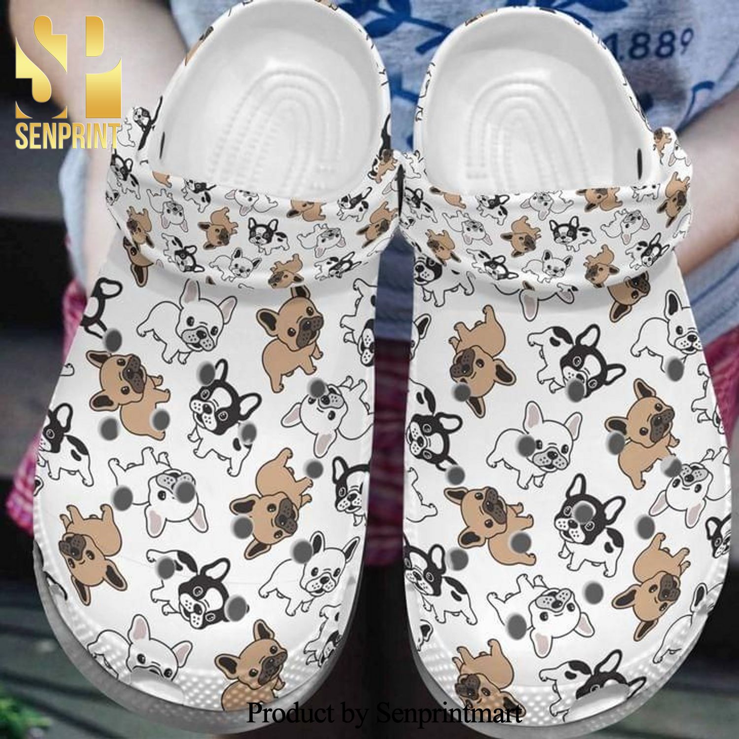 French Bulldog Cute Gift For Loverar Crocs Crocband In Unisex Adult Shoes