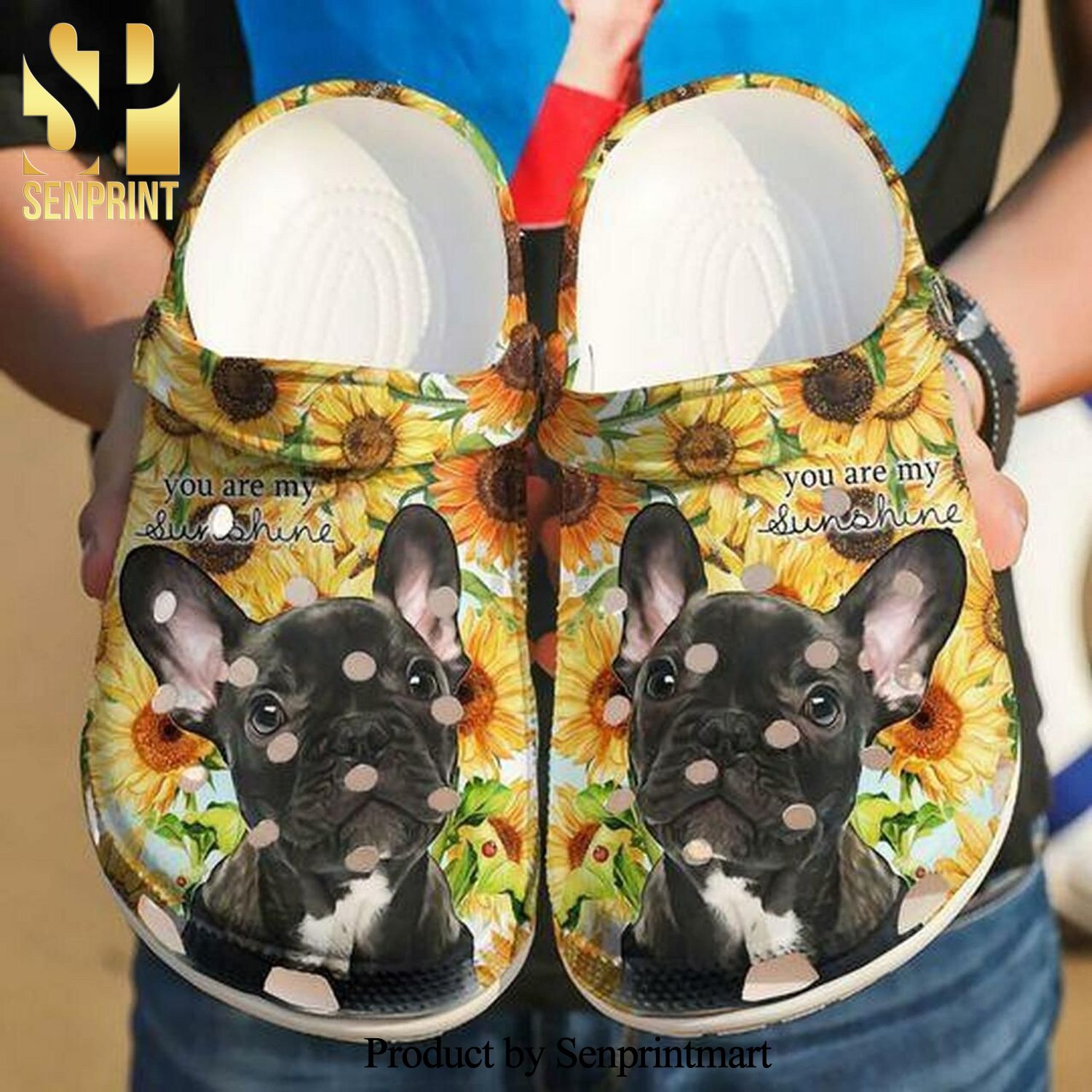 French Bulldog You Are My Sunshine Personalized 7 Gift For Lover New Outfit Unisex Crocs Crocband Clog