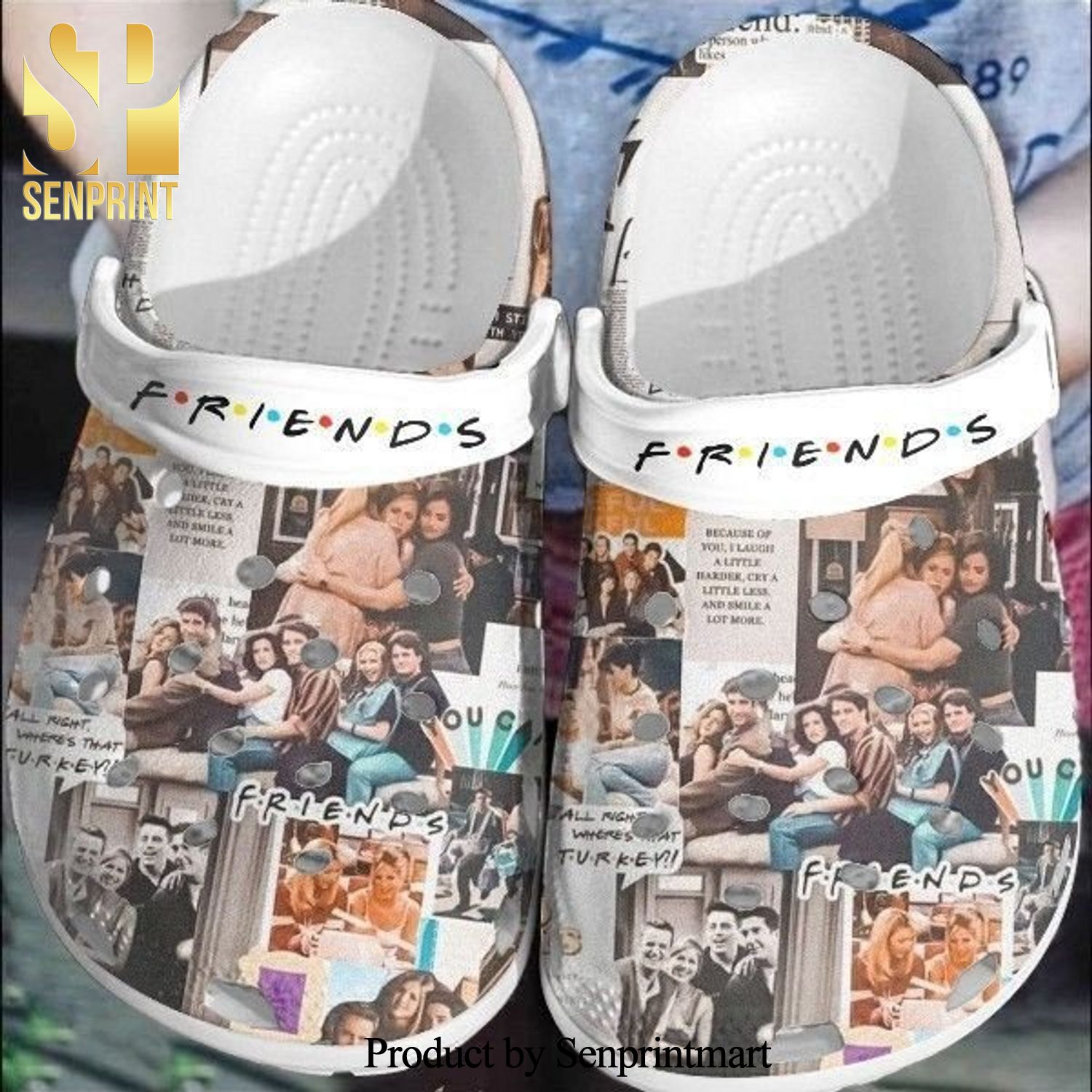 Friends Movies Funny Gift For Fan All Over Printed Crocs Crocband