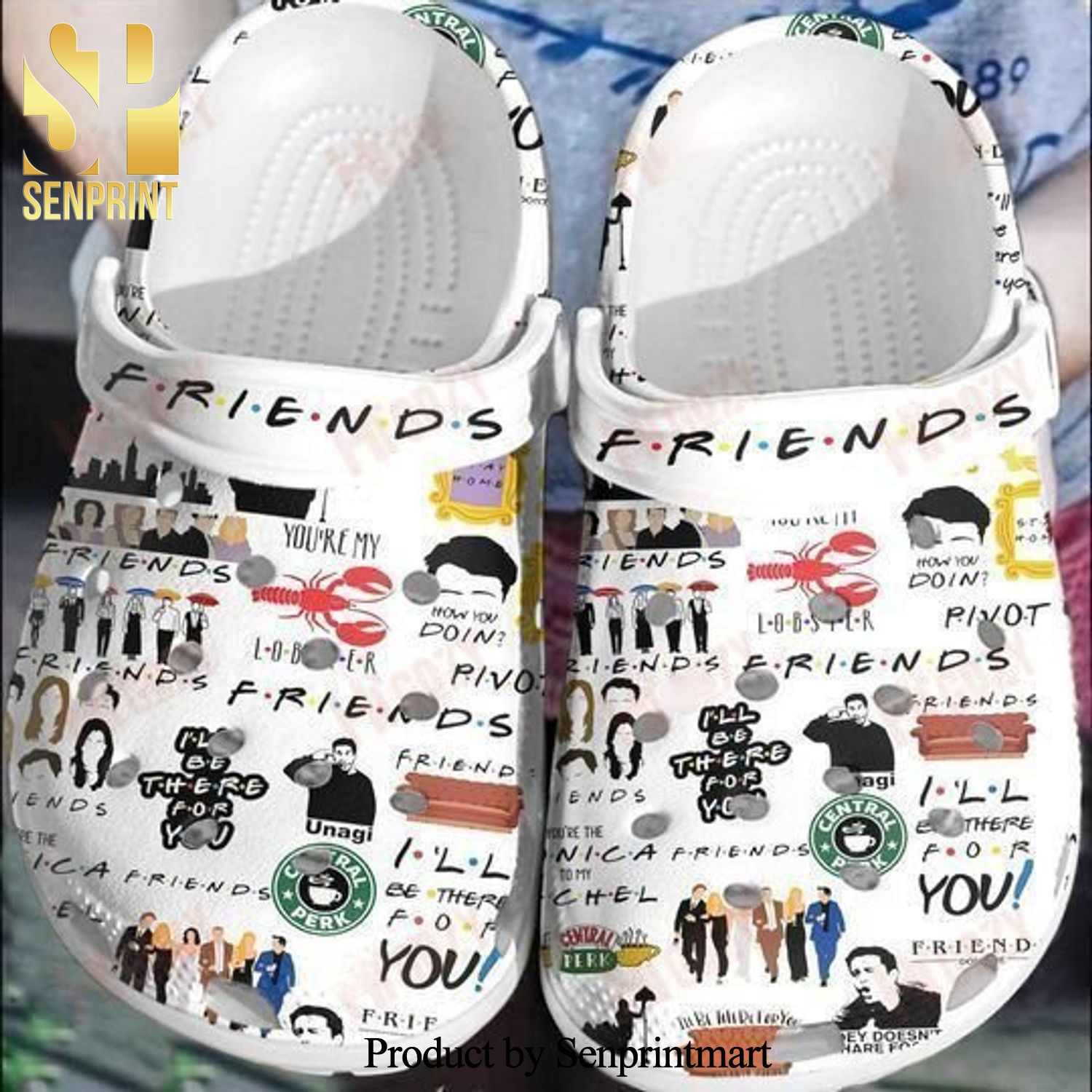 Friends Sitcom For Men And Women New Outfit Crocs Crocband In Unisex Adult Shoes