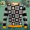 Seven Deadly Sins Minimal Premium Manga Anime Knitted Ugly Christmas Sweater