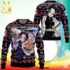 Shinobu Kocho Spirit Demon Slayer Kimetsu no Yaiba Manga Anime Knitted Ugly Christmas Sweater