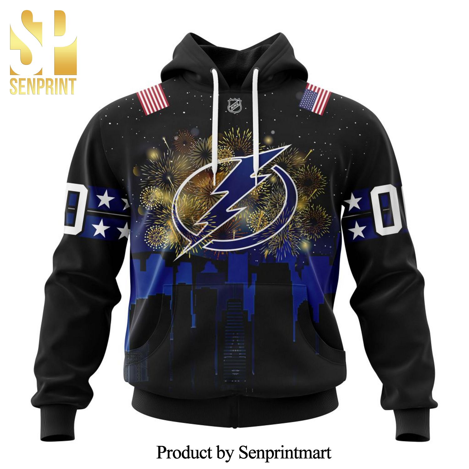 Tampa Bay Lightning Honnor The Fourth Of July All Over Printed Shirt