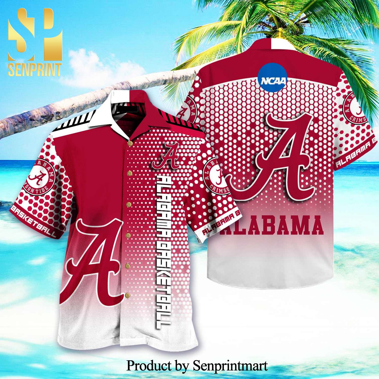 Alabama Crimson Tide men’s basketball For Fans Hawaiian Shirt