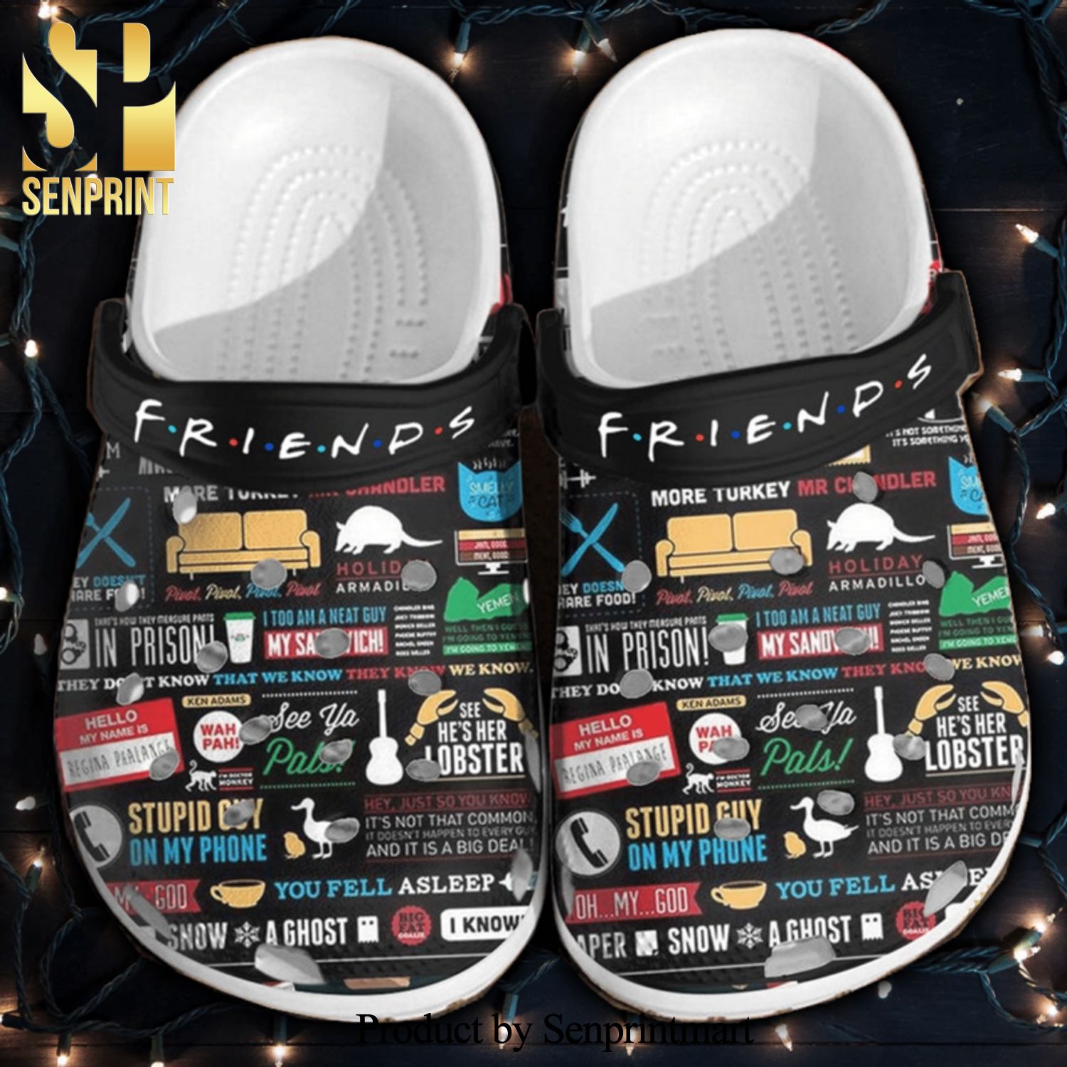 Friends Tv Series More Turkey Street Style Crocs Crocband Adult Clogs